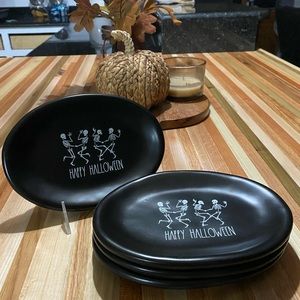 Rae Dunn Happy Halloween set of plates